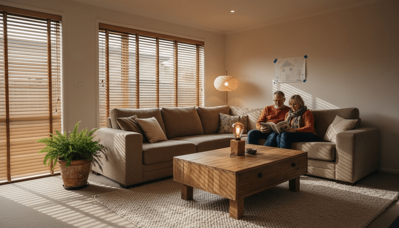 NZ home with layered decorative lighting