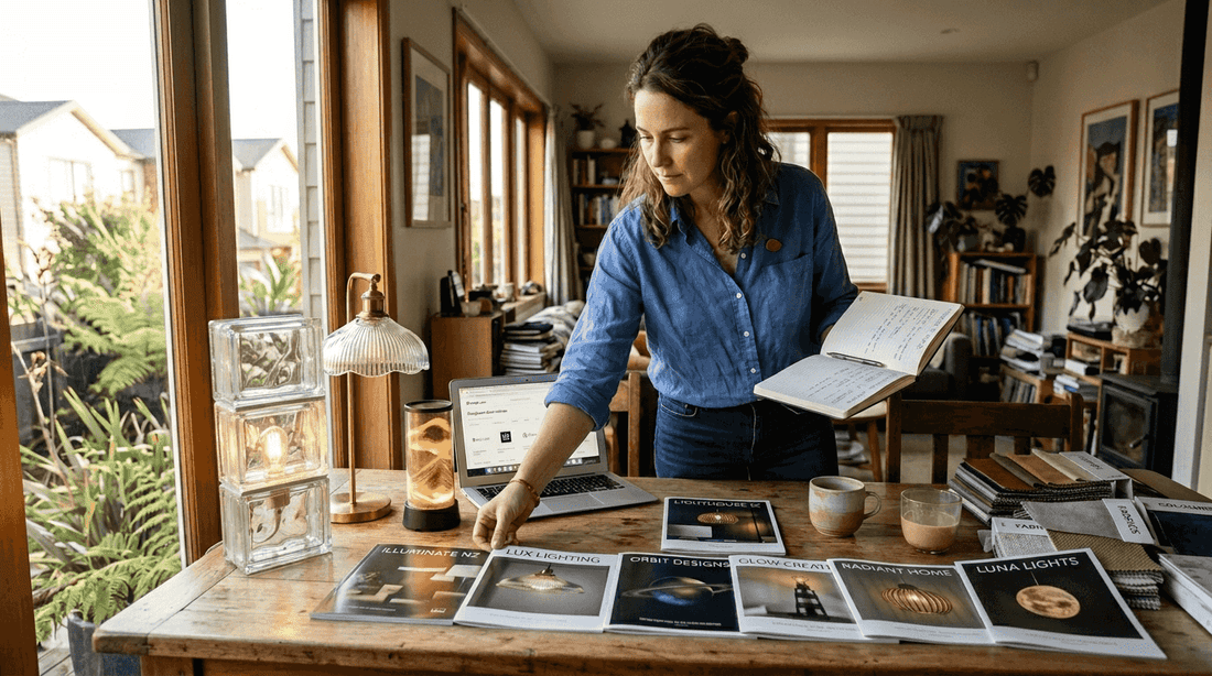 Interior designer compares six lighting alternatives