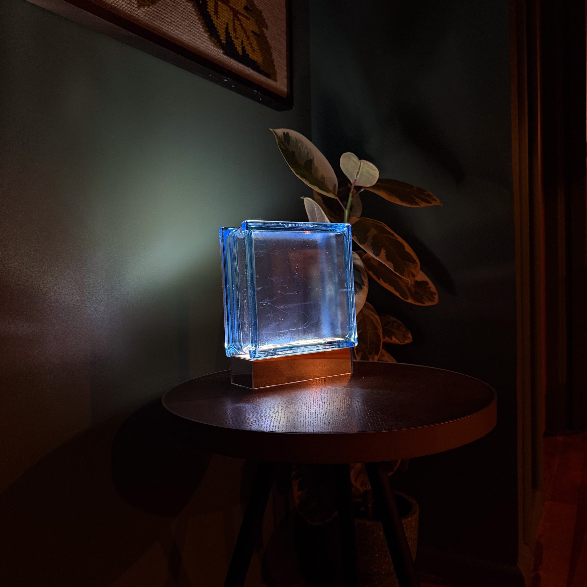 Wired Blue Bloc Lamp