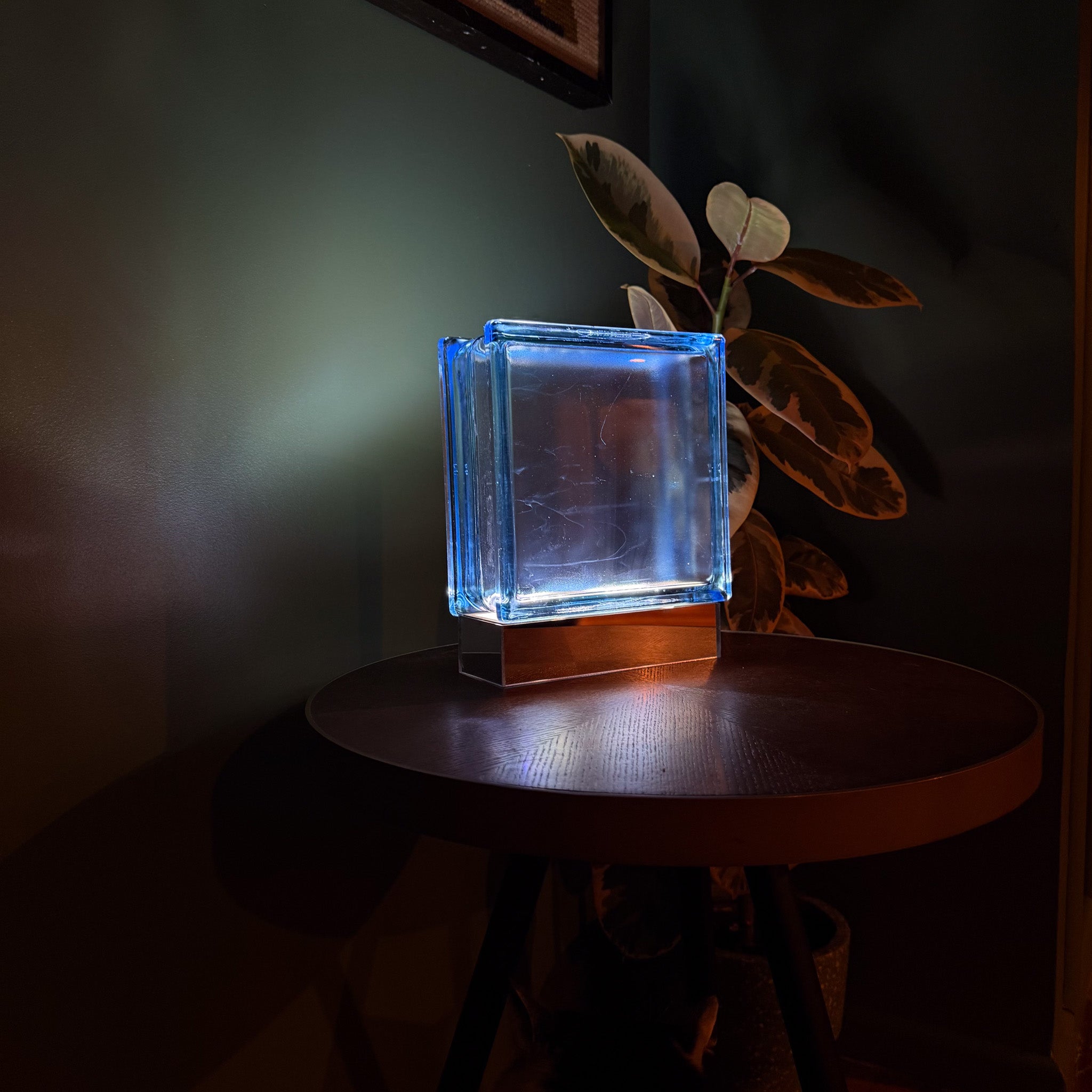Wired Blue Bloc Lamp