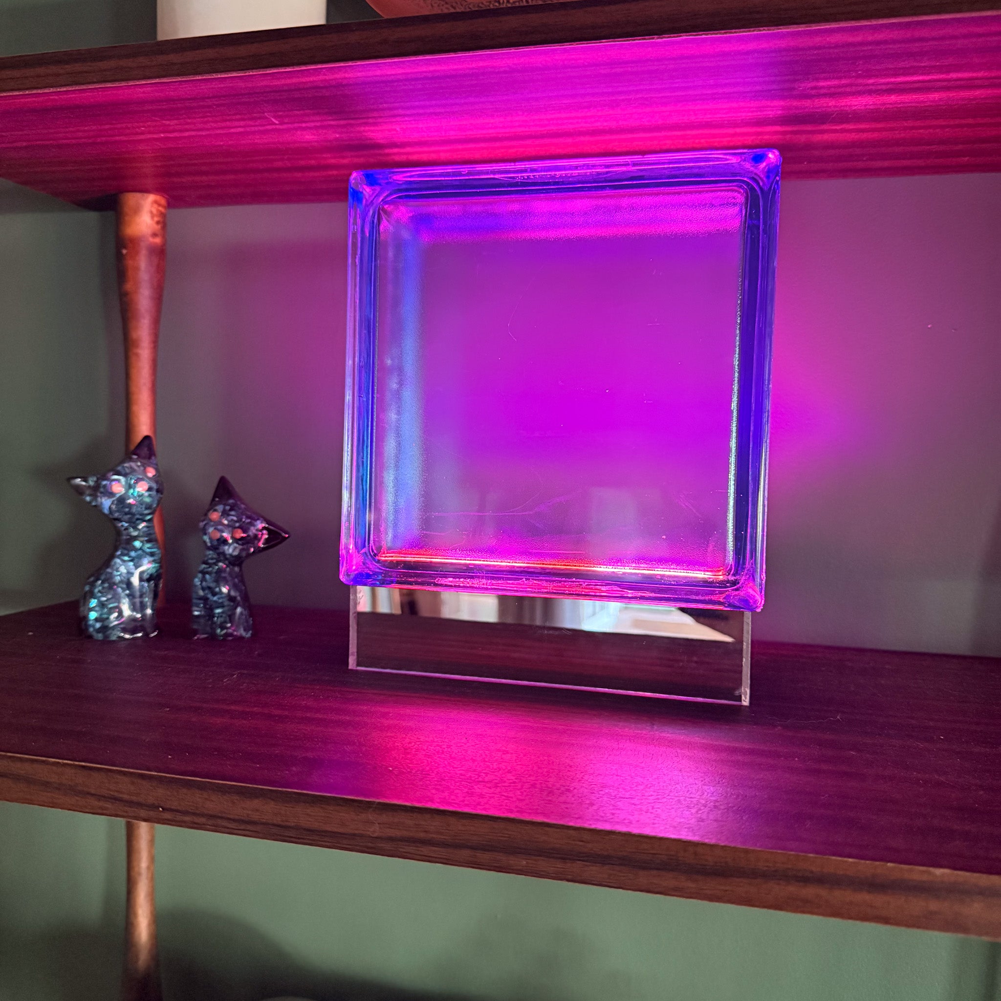 Wired Blue Bloc Lamp