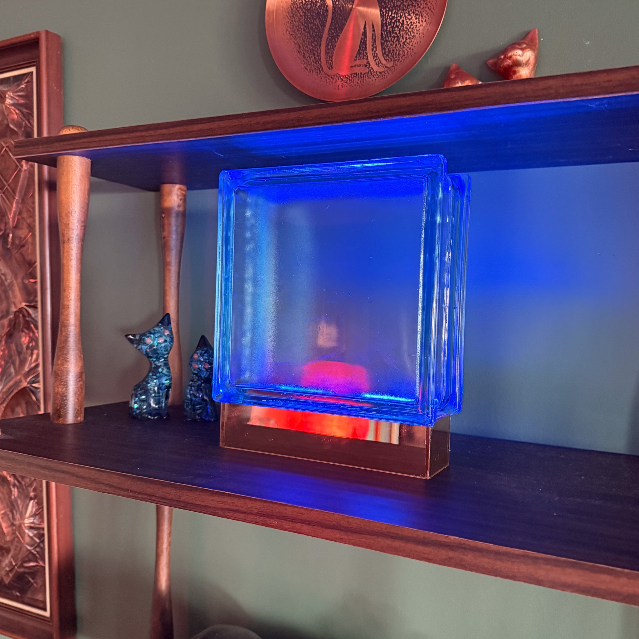 Wired Blue Bloc Lamp