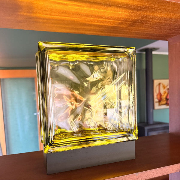 Wired Smokey Bloc Lamp