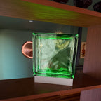 Wired Smokey Bloc Lamp