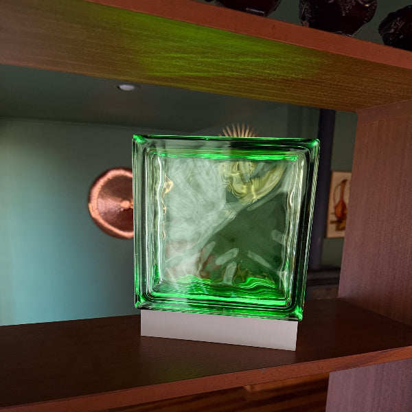 Wired Smokey Bloc Lamp
