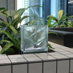 Bolt Bloc Lamp creating ambient illumination - handcrafted New Zealand made sustainable lighting