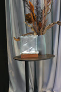 Wireless Bolt glass block lamp detail view of artisan craftsmanship and eco-friendly materials