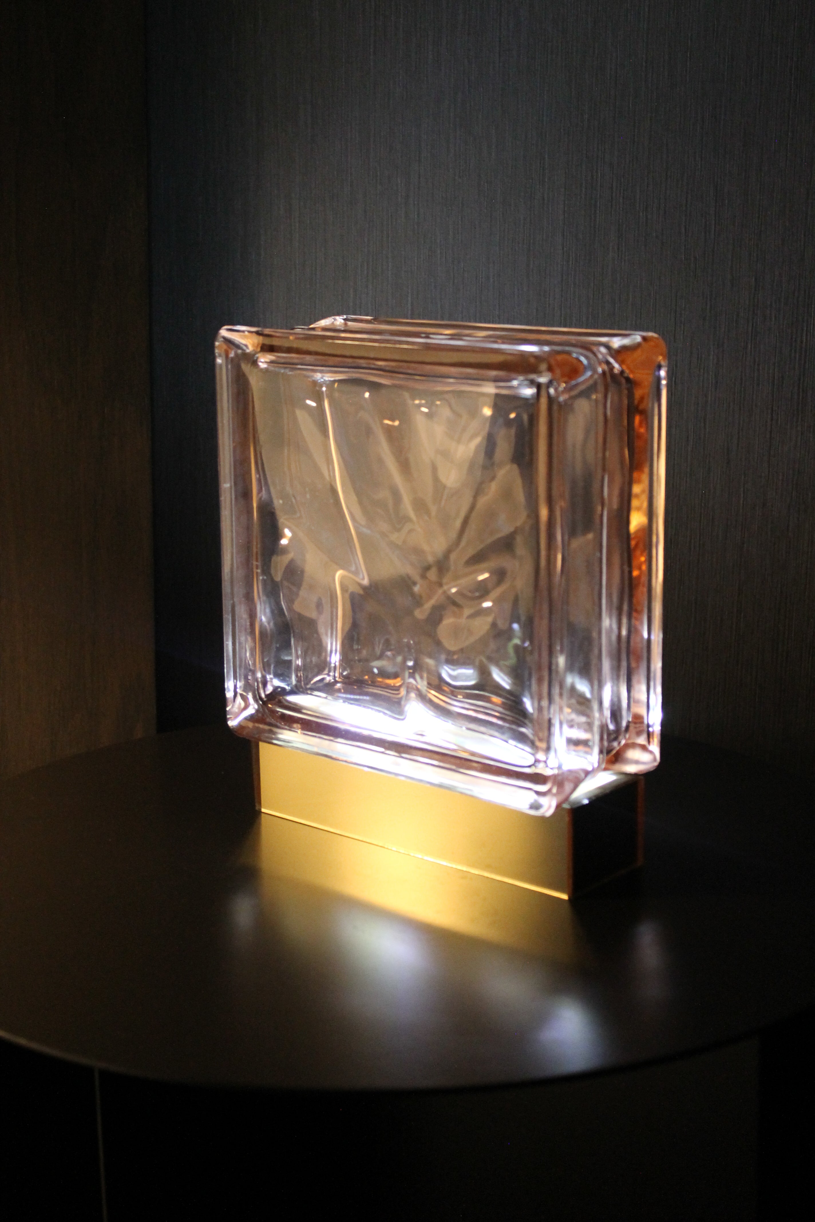 Wired Blush Bloc Lamp