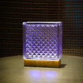 Wireless Diamond Bloc Lamp lifestyle shot displaying versatile placement and soft illumination