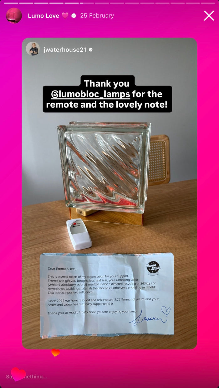 LUMO LOVE customer photo