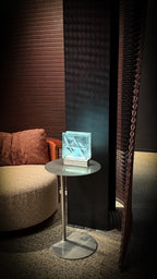 Wired Bolt Bloc Lamp creating ambient lighting - eco-friendly plug-in design
