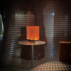 Wireless Diamond Bloc Lamp creating ambient lighting - eco-friendly rechargeable design